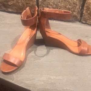 Brown leather sandals